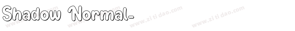 Shadow Normal字体转换